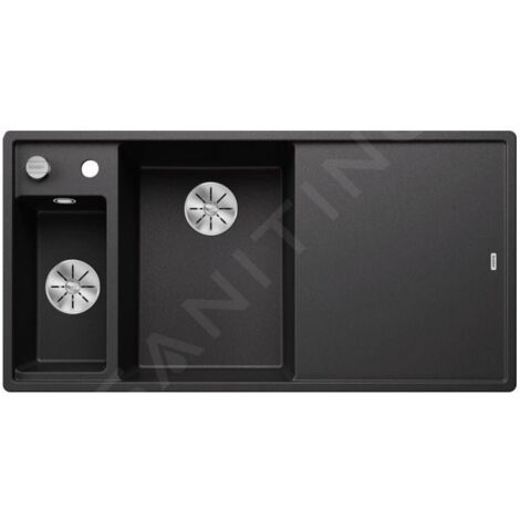 Blanco Axia III 6 - Évier en silgranit 1000x510 mm, avec commande de vidage et accessoires, InFino, anthracite 524653