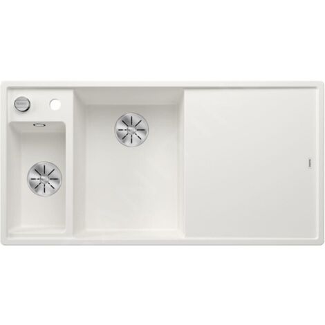 Blanco Axia III 6 - Évier en silgranit 1000x510 mm, avec commande de vidage et accessoires, InFino, blanc 524647