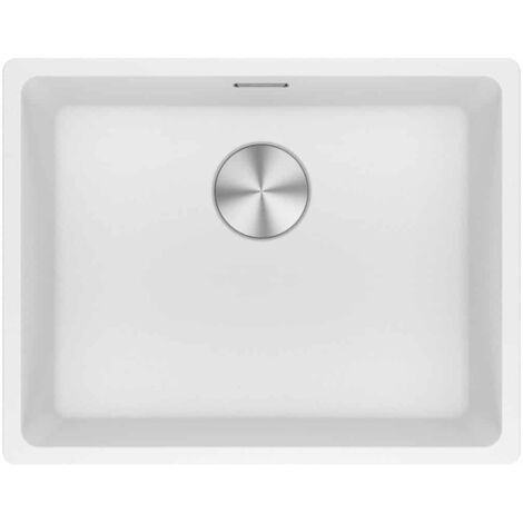 Evier Franke Maris Fragranit+ MRG110-52 - Blanc Artic (moucheté) - Vidage : Manuel