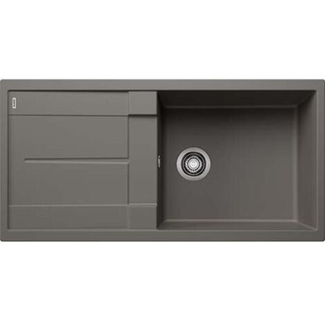 Evier Blanco Metra XL 6S Silgranit - GRIS VOLCAN - Vidage : Manuel