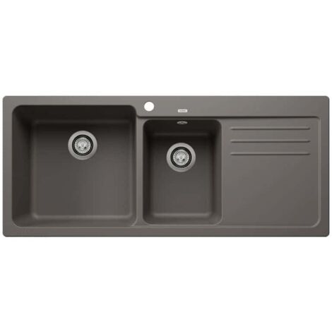 Evier Blanco Naya 8S Silgranit - 000000 - Egouttoir A droite