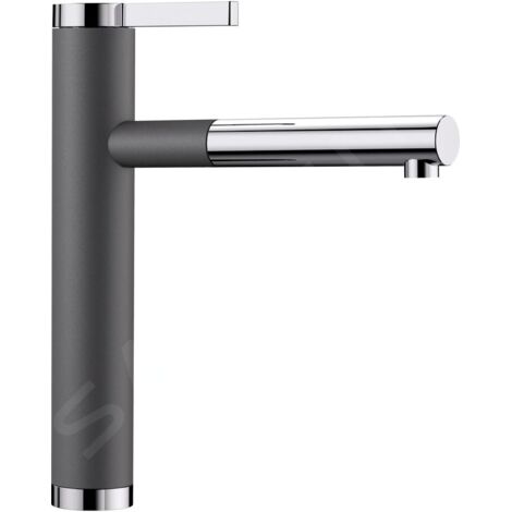 Mitigeur Blanco Linee-S Silgranit Look Bicolore - GRIS ROCHER coloris GRIS ROCHER (1/3)