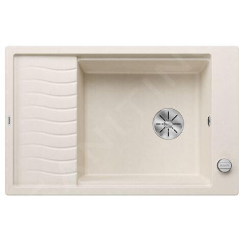 Blanco Elon XL 6 - Évier en silgranit, 780x500 mm, avec commande de vidage et accessoires, InFino, blanc doux 527070