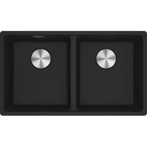 Evier Franke Maris Fragranit+ MRG120-35-35 - Noir Mat - Vidage : Automatique