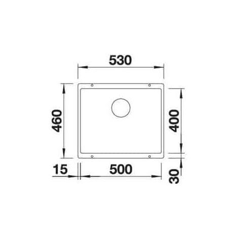 Evier Blanco Subline 500-U Silgranit - 000000