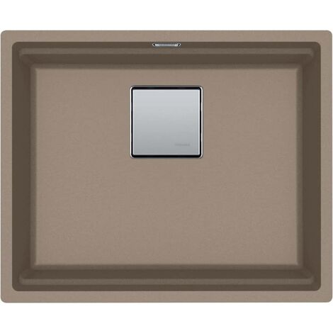Cuve Kubus 2.0 Fragranit KNG 110-52 - Oyster - Bonde Automatique - 560 x 460 x 200 mm - Franke