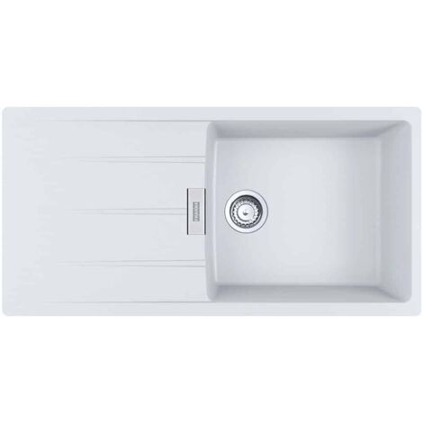 Evier Franke Centro Fragranit+ CNG611-XL Auto - Blanc Artic (moucheté)