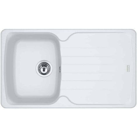 Evier Franke Antea Fragranit+ AZG611-86 - Blanc Artic (moucheté) (1/2)