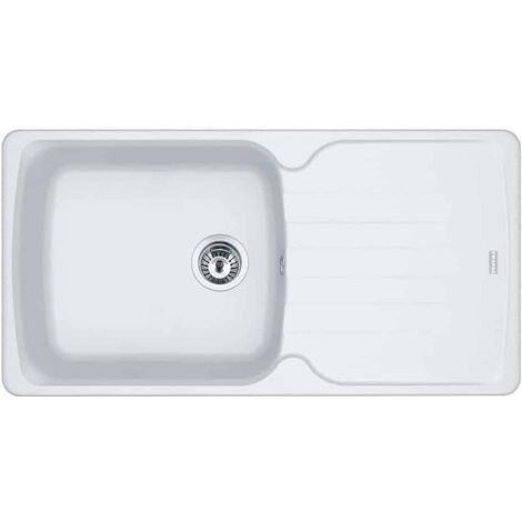 Evier Franke Antea Fragranit+ AZG611-XL - Blanc Artic (Moucheté) (1/2)