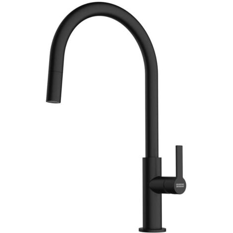 Franke Maris Slim - Mitigeur d'évier FS 2839.901, avec bec extractible, noir mat 115.0728.389 (1/4)