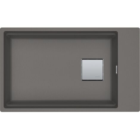 Cuve Kubus 2.0 Fragranit KNG 110-62 - Stone - Bonde Automatique - 760 x 460 x 200 mm - Franke (1/2)