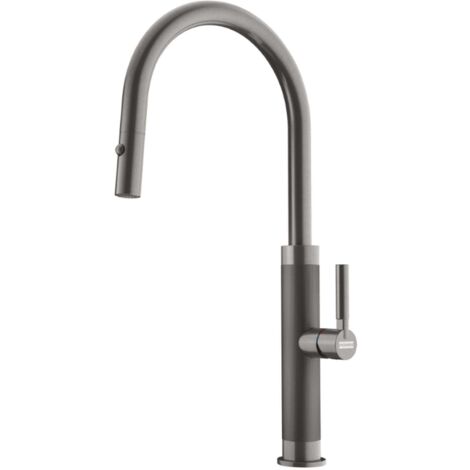Franke Mythos Masterpiece - Mitigeur d'évier FG 1554.503, avec douchette extractible, anthracite 115.0711.555 (1/5)