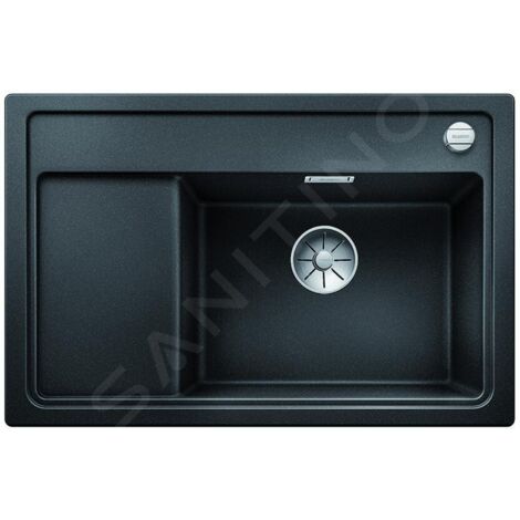Blanco Zenar XL 6 - Évier en silgranit, 780x510 mm, avec commande de vidage, noir 526052 (1/3)