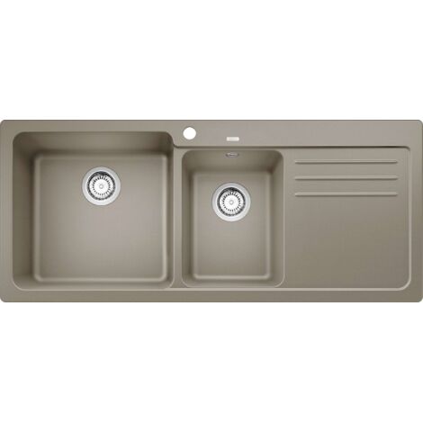 Evier Blanco Naya 8S Silgranit - 000000 - Egouttoir A droite