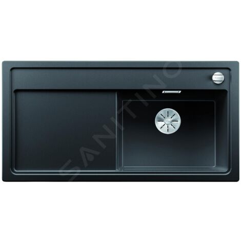 Blanco Zenar XL 6 - Évier en silgranit 1000x510 mm, avec commande de vidage, noir 526062