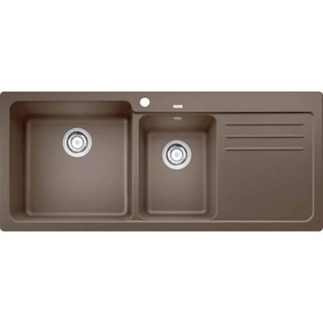 Evier Blanco Naya 8S Silgranit - 000000 - Egouttoir A droite