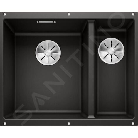 Evier Blanco Subline 340/160-U Silgranit - NOIR (1/3)