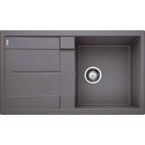Evier Blanco Metra 5S-F Silgranit - Gris Rocher - Vidage : Automatique (1/2)