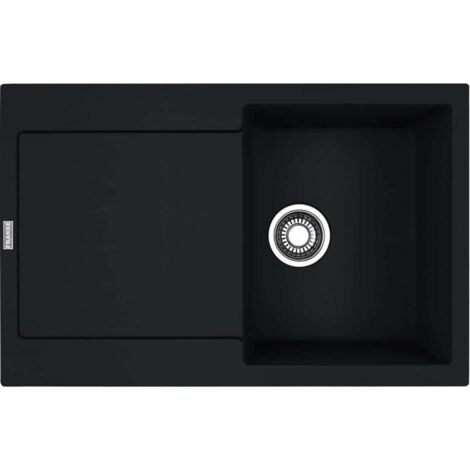 Evier de cuisine Maris Fragranit+ MRG611-78 - 780 x 500 x 205mm - Noir mat - Sous-meuble 45 cm - Franke (1/2)