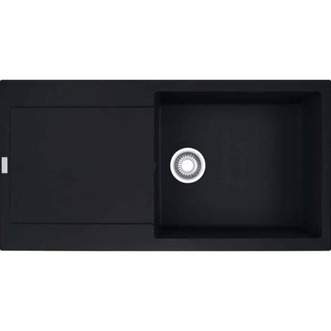Évier de cuisine Maris Fragranit+ MRG611-XL - 970 x 500 x 200 mm - Noir mat - Sous-meuble 60 cm - Franke
