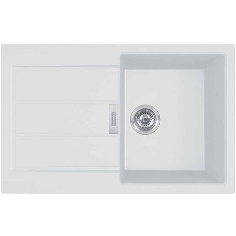 Evier Franke Sirius 2 Tectonite S2D611-78 - Blanc Artic (moucheté) (1/3)