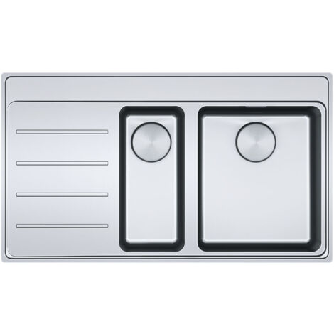 Evier Franke Mythos Inox MYX251-86 - 000000 - Egouttoir A gauche