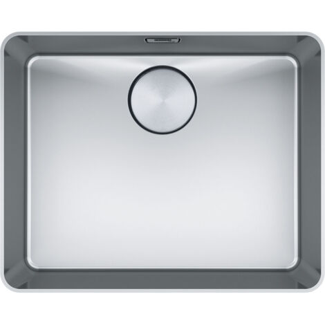 Cuve Mythos MYX 210-50 Inox - 512 x 412 x 200 mm - sous-meuble 60 cm - vidage manuel - Franke (1/5)