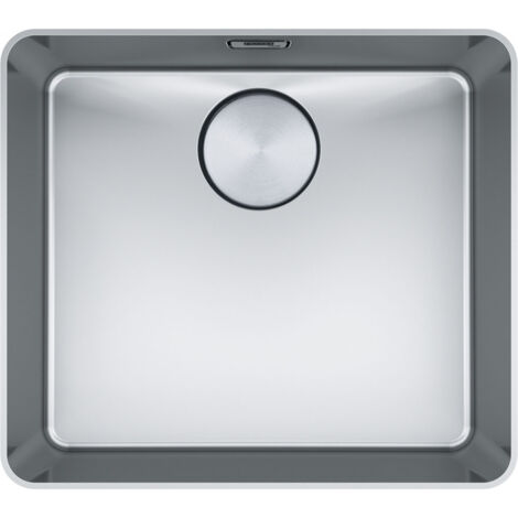 Cuve Mythos MYX 210-45 Inox - 462 x 412 x 200 mm - sous-meuble 55 cm - vidage automatique - Franke (1/5)