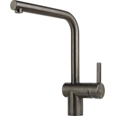 Franke – Mitigeur de cuisine anthracite 297mm – Rotation 180° – Débit 12,2 l/min – Inox résistant à la corrosion (1/5)