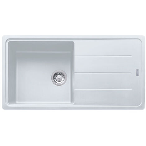 Evier Franke Basis Fragranit+ BFG611-97 - Blanc Artic (moucheté)