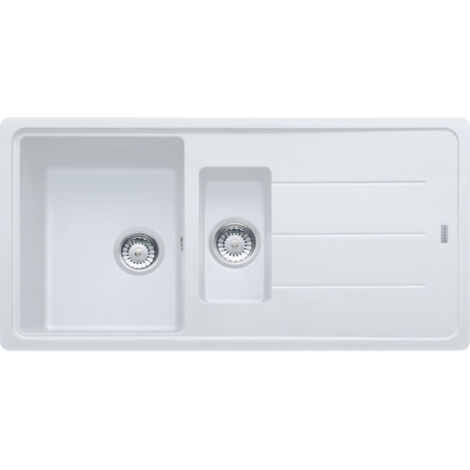 Evier Franke Basis Fragranit+ BFG651 - Blanc Artic (moucheté)