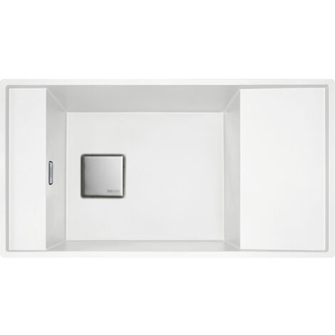 Cuve Fresno Fragranit FNG 111-86 Blanc Artic - Bonde Automatique - 860 x 458 x 195 mm - Franke (1/3)