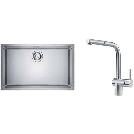 PACK Franke Maris MRX110-70 + Mitigeur Atlas Néo à douchette - Coloris :