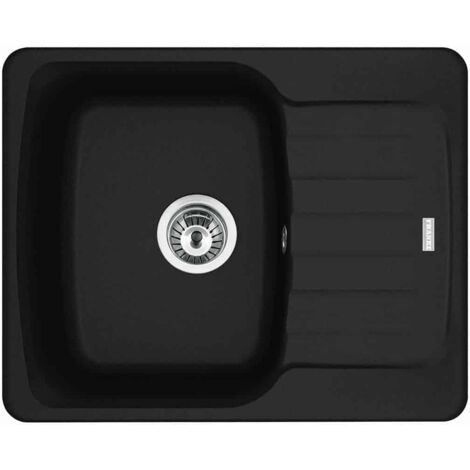 Évier Antea Fragranit AZG 611-62 - noir mat - manuel - 620 x 500 x 210 mm (sous-meuble 45 cm) - Franke