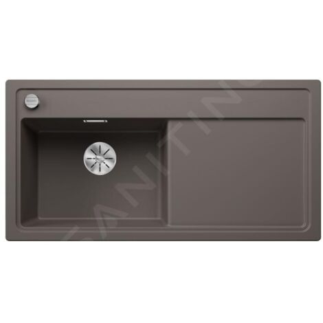 Blanco Zenar XL 6 - Évier en silgranit 1000x510 mm, avec commande de vidage, InFino, gris 527370