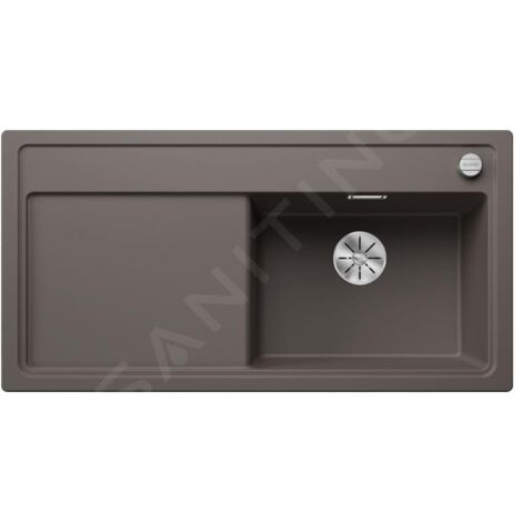 Blanco Zenar XL 6 - Évier en silgranit 1000x510 mm, avec commande de vidage, InFino, gris 527372