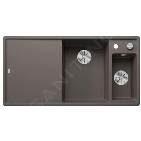 Blanco Axia III 6 - Évier en silgranit 1000x510 mm, avec commande de vidage et accessoires, InFino, gris 527229