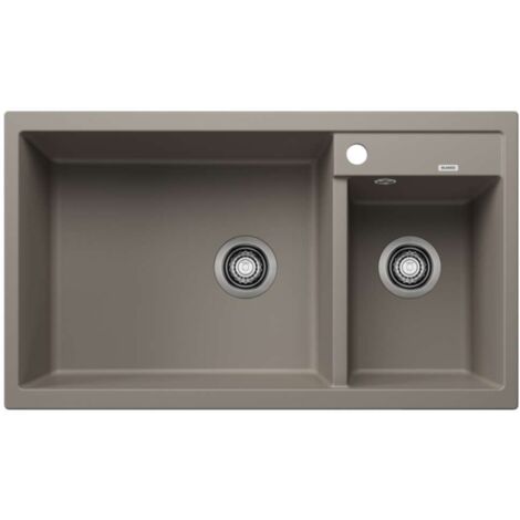 Blanco Metra 9 - Évier en silgranit, 86x50 cm, évier à gauche, tartufo 517364