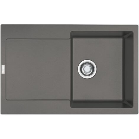 Evier à encastrer 1 bac FRANKE Maris Fragranit avec vidage manuel 78 x 50 cm Stone