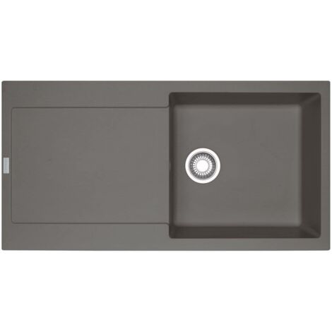 Evier à encastrer 1 bac FRANKE Maris Fragranit avec vidage manuel 97 x 50 cm Stone
