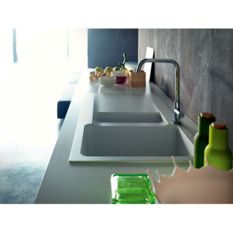 Evier Franke Orion Tectonite OID651 - Blanc Artic (moucheté)