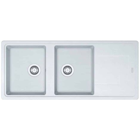 Evier Franke Titan Tectonite TTD621 - Blanc Artic (moucheté)