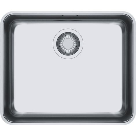Cuve Aton Inox ANX 110-48 - 510 x 430 x 190 mm - sous-meuble 60 cm - vidage automatique - Franke (1/2)