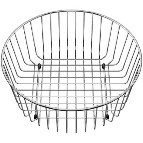 Panier universel pour évier inox 365 mm – Compatible éviers Blanco Rondo – Rangement vaisselle élégant – 220574