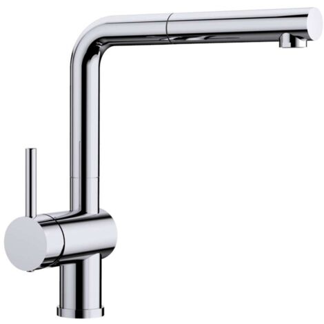 Mitigeur Blanco Linus-S Chrome levier à gauche - 000000 coloris (1/5)