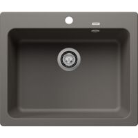 Evier Blanco Naya 6 Gris Volcan Silgranit - 000000
