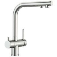 Mitigeur Blanco Fontas II PVD Steel - Inox Pvd coloris