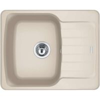 Évier de cuisine Antea Fragranit+ AZG611-62 - 620 x 500 x 210 mm - Café crème - Sous-meuble 50 cm - Franke