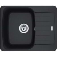 Évier de cuisine Antea Fragranit+ AZG611-62 - 620 x 500 x 210 mm - Onyx - Sous-meuble 50 cm - Franke