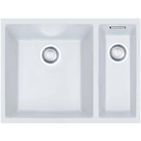 Évier Sirius Tectonite SID160 - Blanc polaire - 560x440x200 mm - Sous meuble 60 cm - Franke